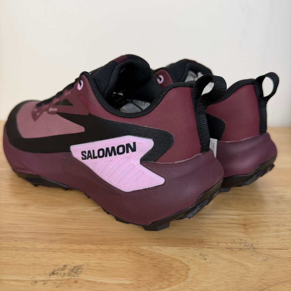 Salomon Genesis GTX Gore Tex Womens 6 (EUR 37.33) Trail Running Shoes Rose Black - Picture 5 of 9